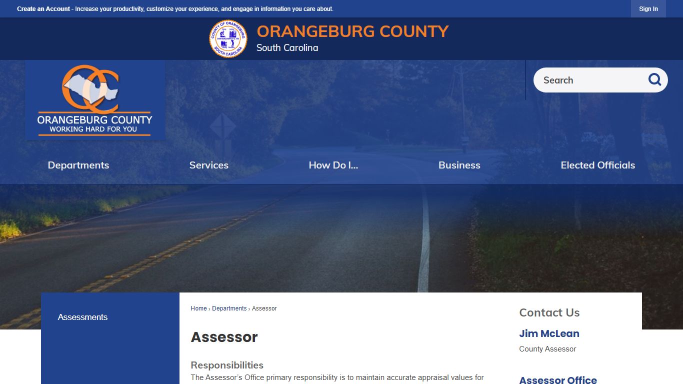 Assessor | Orangeburg County, SC